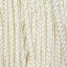 550 Paracord White Made in the USA Nylon/Nylon 550 Paracord White Made in the USA Nylon/Nylon