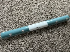 Vintage Wallpaper 80s 90’s Teal Blue Yellow Pink Floral Sandpiper Studios 1990s