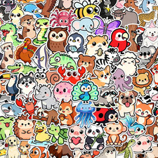 110Pcs Animal Stickers for Kids, Cute Waterproof Vinyl Animal Stickers