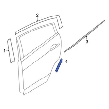 For Kia Rio 2018-2023 Kia 87539H8000 Rear Left Stone Guard