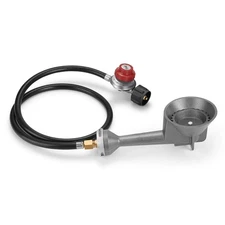 Propane Burner Head High Pressure Cast-Iron Round Turkey Fryer with 4FT