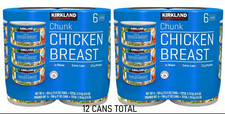 12 cans - Kirkland Chunk Chicken Breast 12.5oz Packed in Water