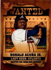 2021 Topps Big League #WT-3 Ronald Acuña Jr. Wanted baseball card 7iiii