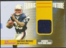 2006 Bowman Laurence Maroney Fabric of the Future Gold #/100 #FF-LM
