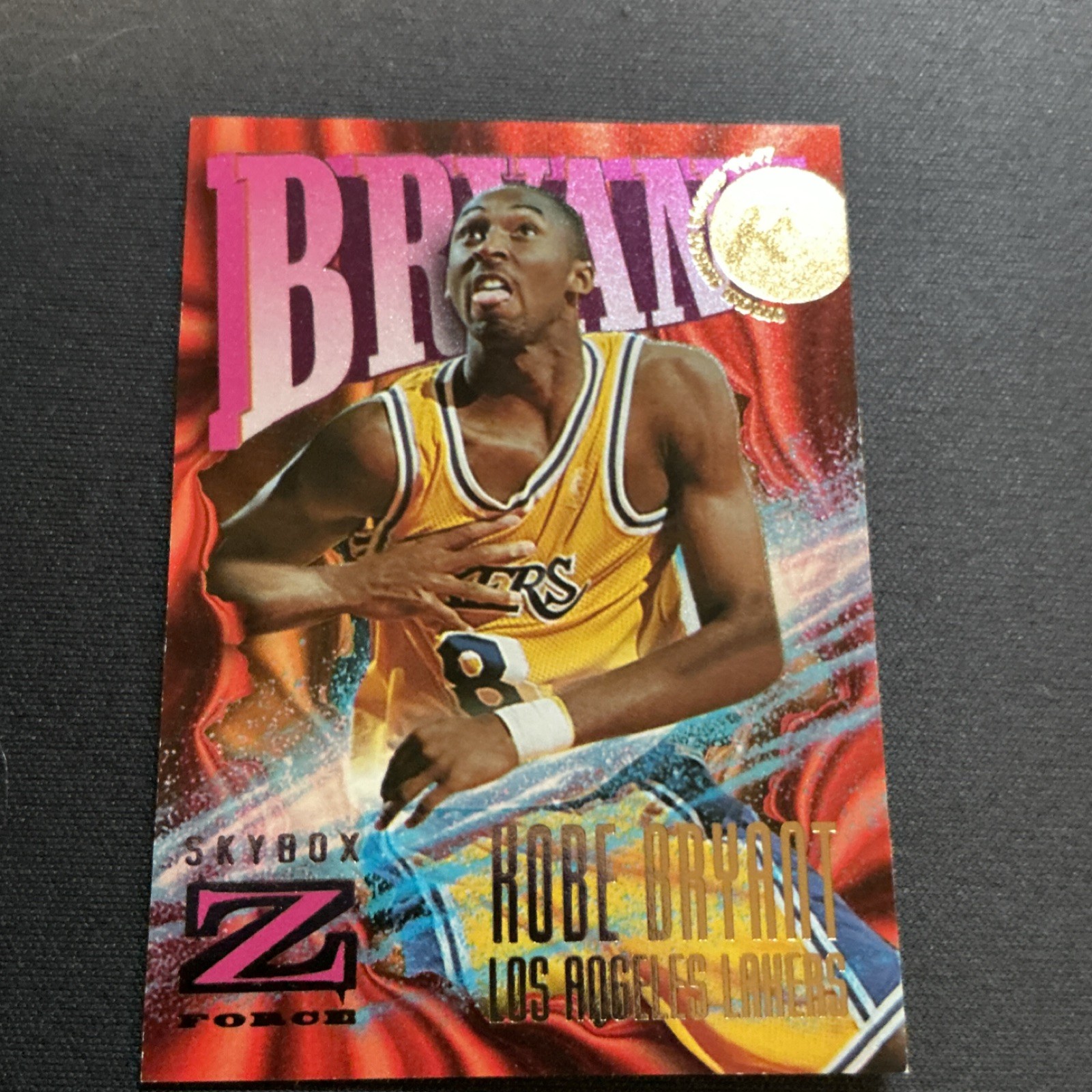 SkyBox 1996-97 Z Force Kobe Bryant Rookie #142 Los Angeles Lakers Basketball