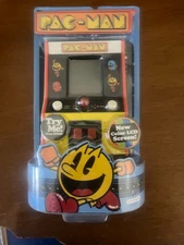 PAC MAN Basic Fun! Mini Classic Arcade Gameplay Full Color LCD Screen