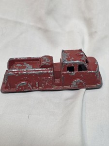 Vintage MIDGE TOY 3.5" Long RED FIRE TRUCK - Rockford, IL