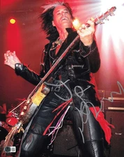 Joe Perry Autographed Signed 11x14 Photo Aerosmith Beckett BAS QR #AE31954