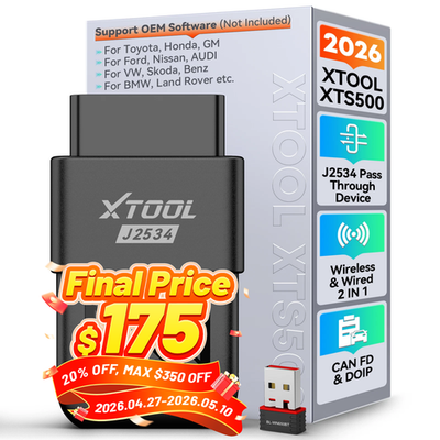 XTOOL XTS500 J2534 Pass-Thru Programmer OEM Reprogramming