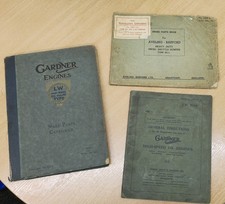 Vintage 1940's GARDNER ENGINES LW Manuals & Spares Illustrations