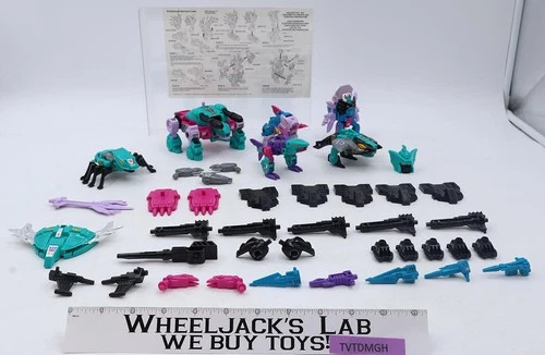 Piranacon 100% Complete Vintage 1988 G1 Transformers Hasbro Action Figure NM