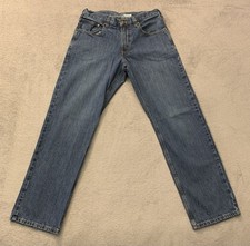 Carhartt Jeans Denim 32x32 Relaxed Fit Blue Five Pocket BD5119-M Cotton Jan 2023