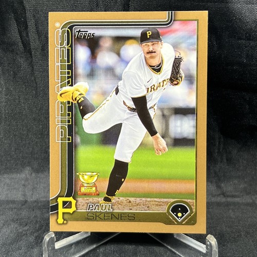 2025 Topps Series 1 - Paul Skenes #98 Gold 0343/2025 Rookie Cup