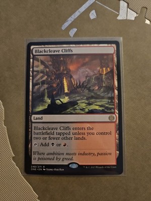 Mtg. Blackcleave Cliffs. Phyrexia: All Will Be One. Pack Fresh 