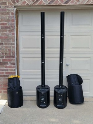 Two LD Systems MAUI 5 Ultra Portable Column PA Systems w/ Bluetooth + Covers