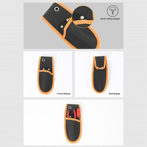 Abrasion Proof Work Waist Pack Sturdy 600D Fabric Holds Essential Tool Securely - Picture 6 of 8