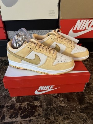 Nike Dunk Low Beige White Low Top Colorblock Athletic Sneaker Retro