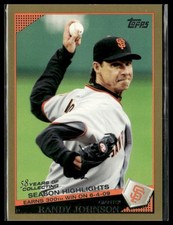 2009 Topps Updates & Highlights #UH130 Randy Johnson Gold #/2009