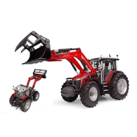 Trattore Massey Ferguson 5M.145 With Frontloader 1:32 Universal Hobbies Mezzi Ag