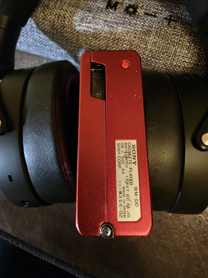 Reproductor de casete Walkman portátil Sony WM DD audio vintage funcionando confirmado Foto 3 de 4