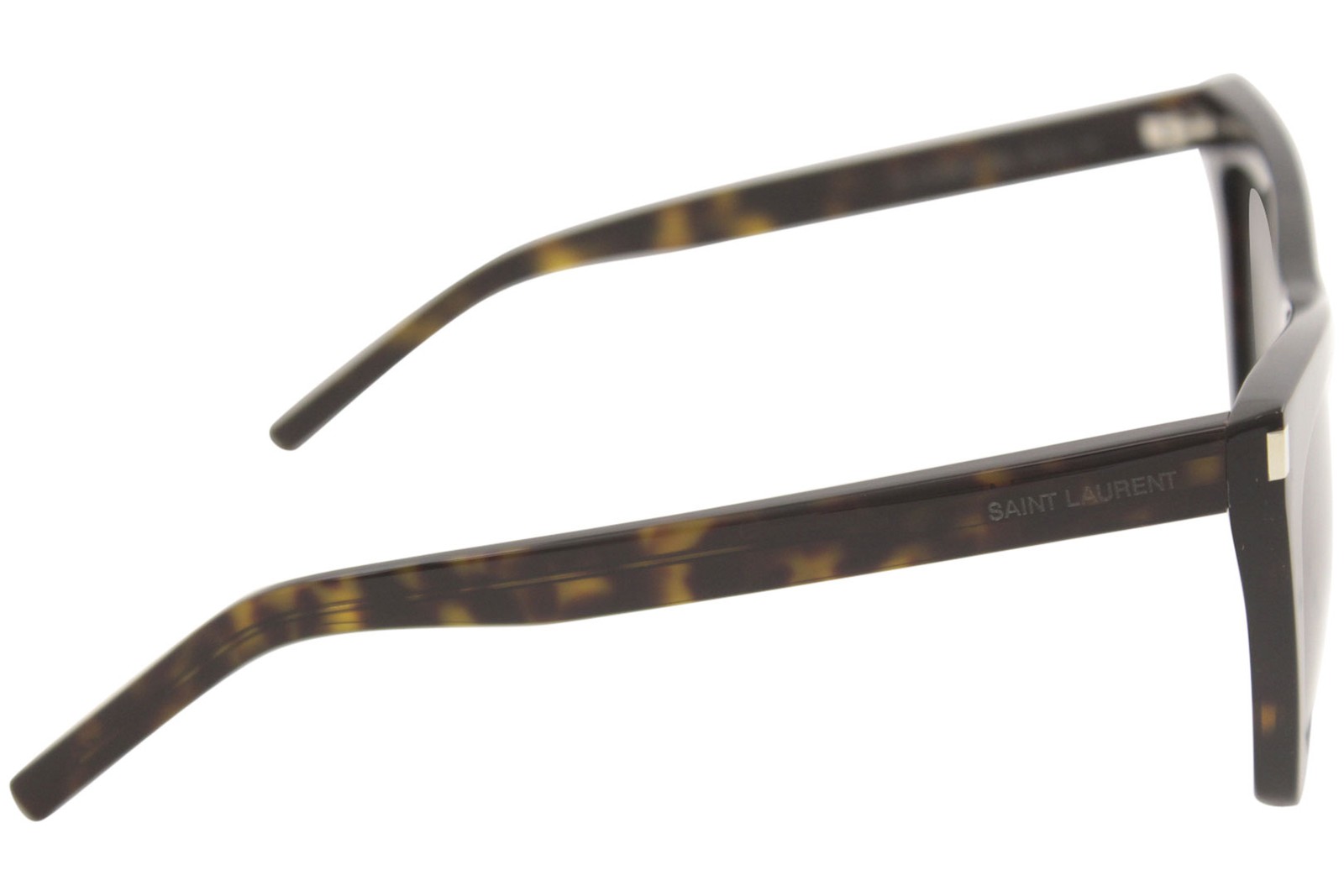 Occhiali da sole donna Saint Laurent Kate SL214 006 lenti avana grigio occhio di gatto 55 mm