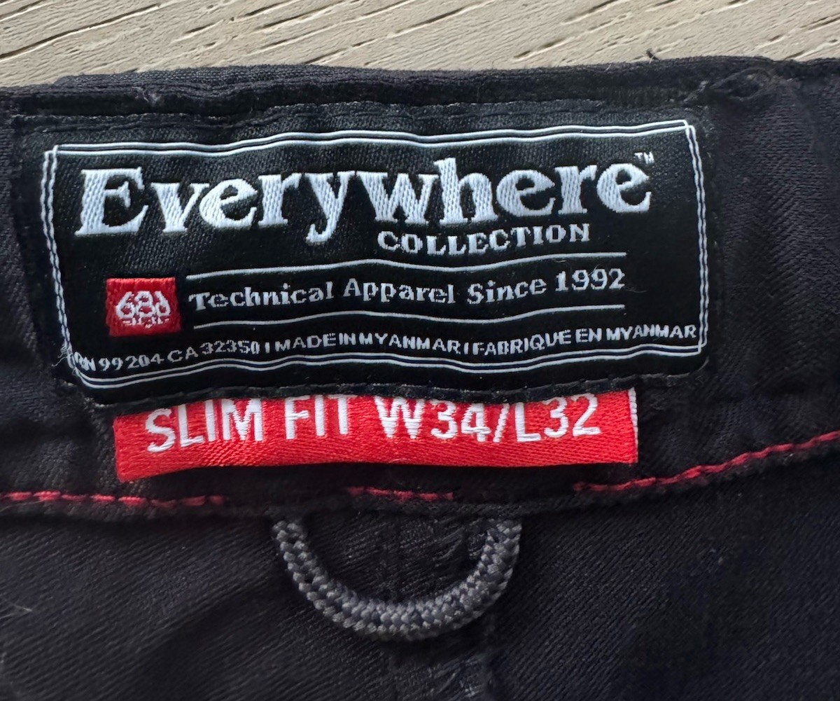 686  Black Everywhere  Performance Double Knit Sl… - image 5