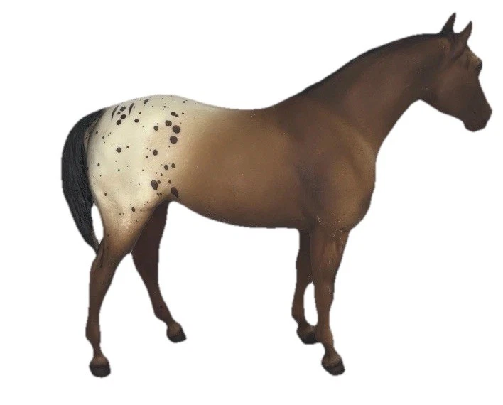 Vintage Breyer Quarter Horse Yearling Model 103 Sandy Bay Appaloosa, Chalky - Image 2 of 4