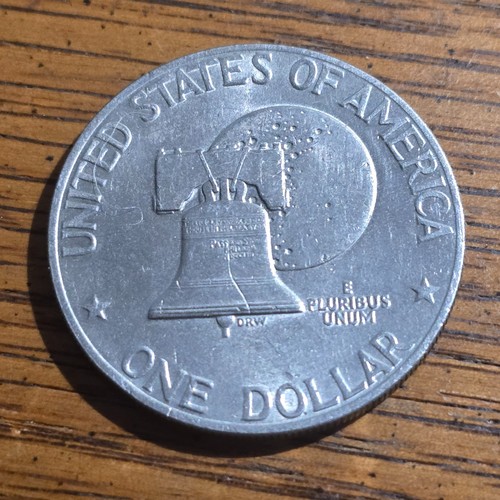 "Ike Silver Dollar" Bicentennial, Eisenhower 1776-1976 - Picture 2 of 2