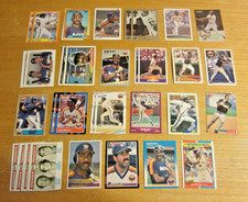Kevin Bass Lot of 33 Trading Cards w/4 ROOKIES MLB Astros, Brewers, Giants