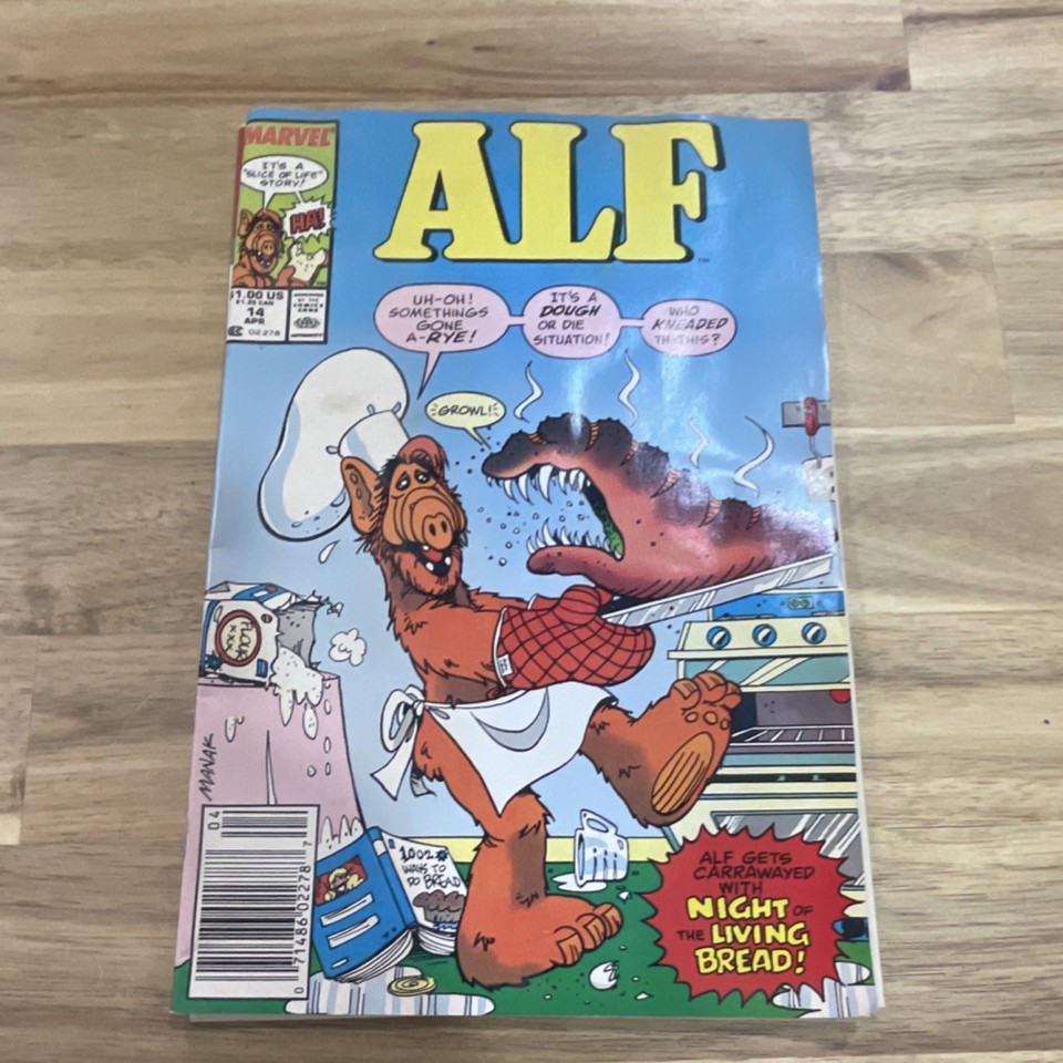 Marvel ALF Comic Strip Issues 14 & 16, 1989, Humor, Brian & Captain ...