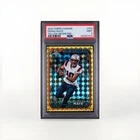 2024 Topps Chrome Drake Maye #203 Yellow Geometric Refractor Rookie PSA /75