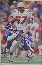 New England Patriots BEN COATES  4x6 Photo NFL AUTOGRAPH 