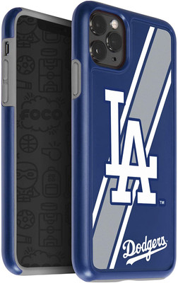 FOCO MLB Los Angeles Dodgers Hybrid Case for iPhone 11 Pro, X & XS (5.8'')