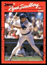 Ryne Sandberg 1990 Donruss #105 Chicago Cubs MLB READ FREE SHIPPING AutographDen