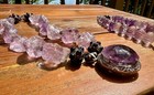 185ct Rose De France Amethyst and Garnet Necklace, Sterling Silver — photo 5