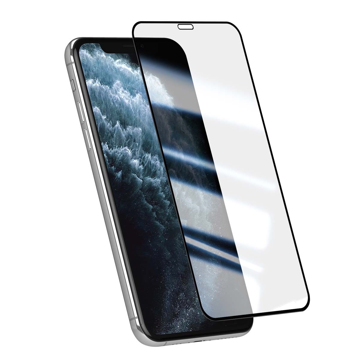 Verre trempé incurvé iPhone 11 Pro Max pour protection écran en voyage