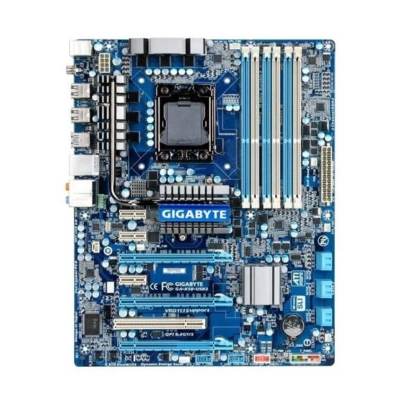 Gigabyte GA-X58-USB3 Rev.1.0 Intel X58 Mainboard ATX Sockel 1366 #36455