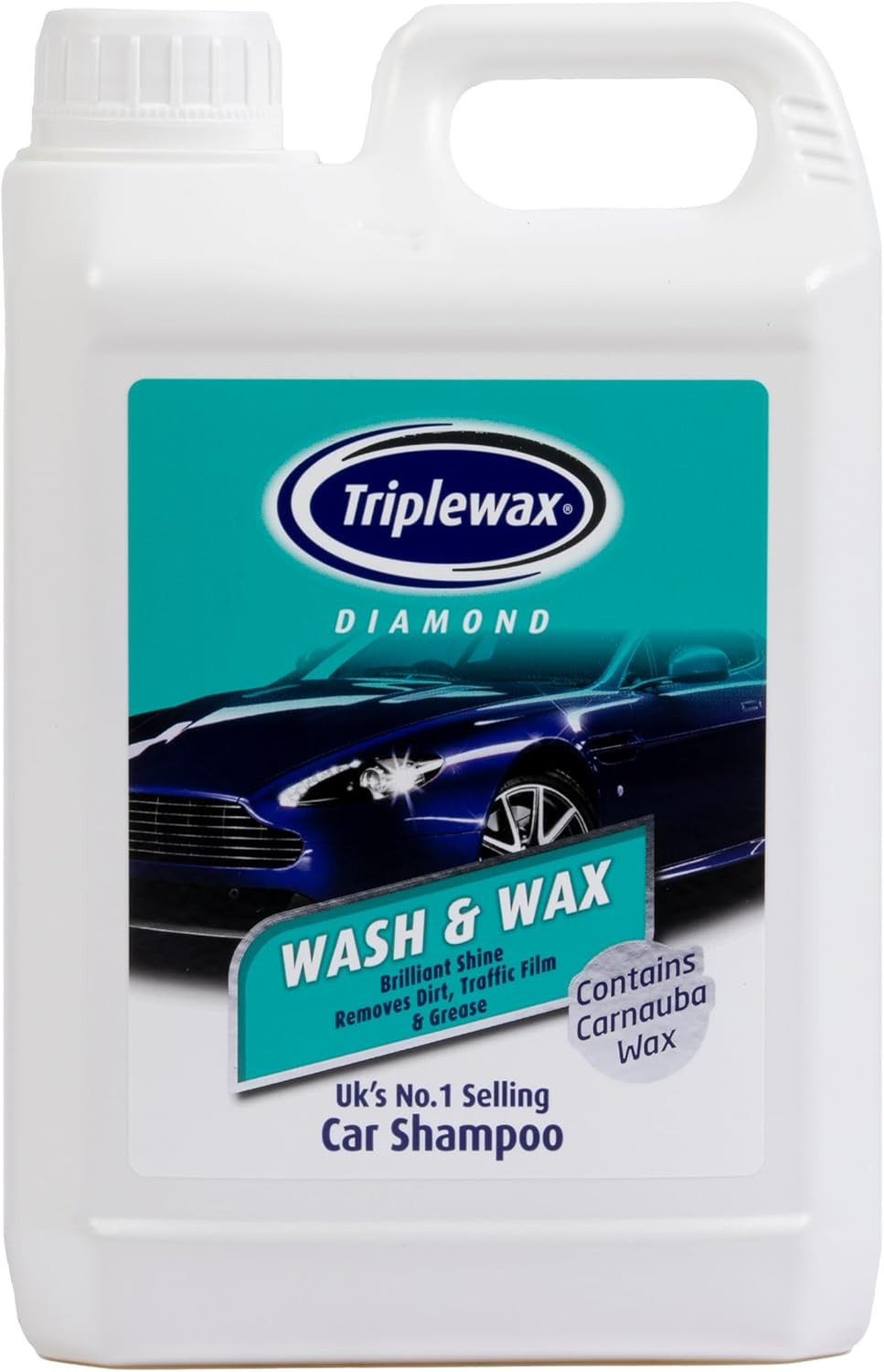 Triplewax Wash & Wax Shampoo Streak Free Car Caravan Motorhome 2.5 L