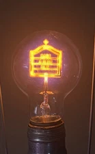 Vintage Aerolux Figural "Have a Nice Day" Light Bulb c.1930-40's WORKING!