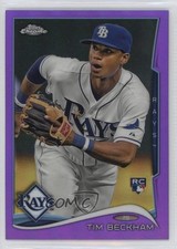 2014 Topps Chrome Retail Purple Refractor Tim Beckham #111 1d0