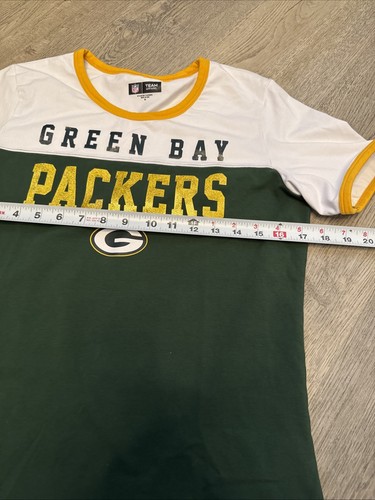 Green Bay Packers Women Active T-shirt Short Sleeve Med New Era NFL Football ๐ - Picture 4 of 5