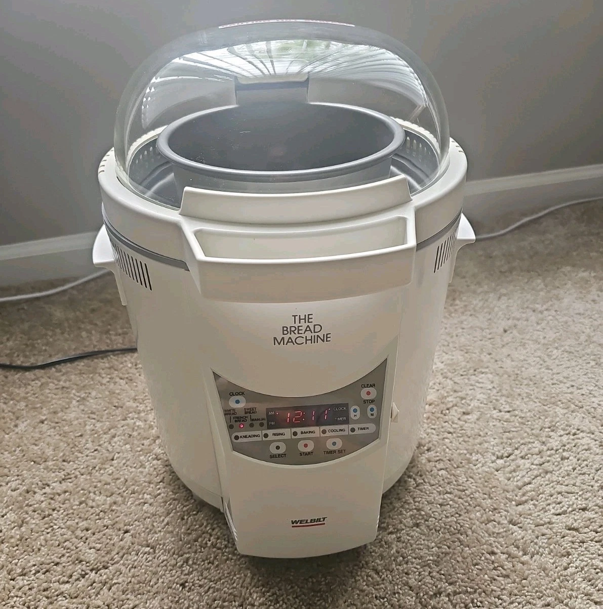 The Bread Machine WELBILT MODEL ABM-100-3 WORKS GOOD CONDITION