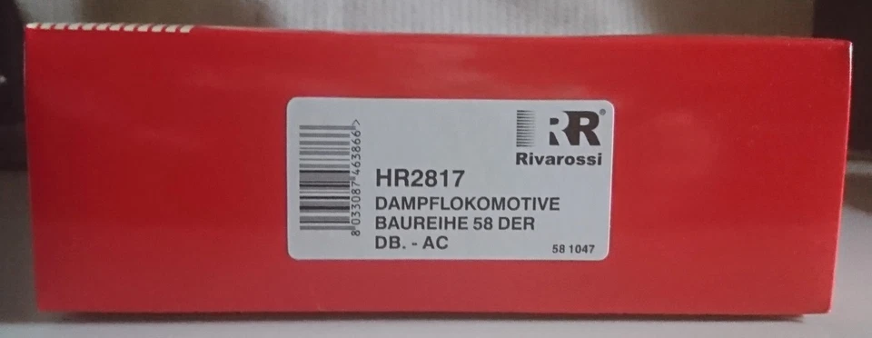 Rivarossi HR 2817: Schlepptenderlokomotive Baureihe 58 der DB (AC/Digital) - Bild 2 von 4