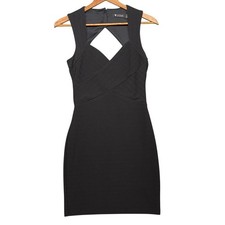 Guess 90s Bodycon Sweetheart Sleeveless Perfect Little Black Dress NWT Women 4