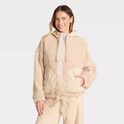 Women's Contrast High Pile 1/2 Zip Jacket - JoyLab