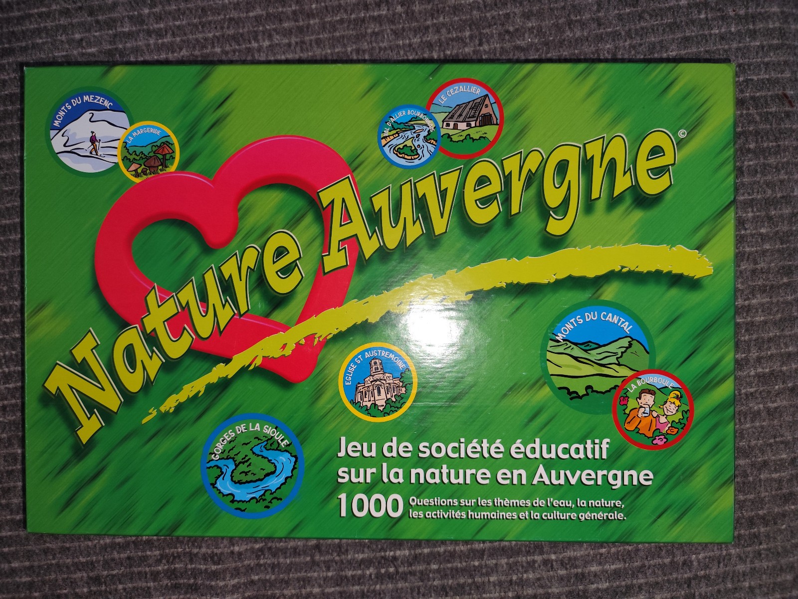 Jeu Nature Auvergne Norbert Amadon neuf pour s'amuser sans écran