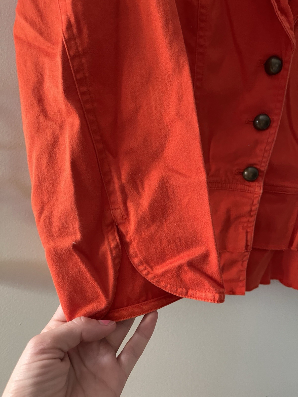 Ruby Rd. Cropped Tangerine Jacket 3/4 Sleeves Y2K… - image 3
