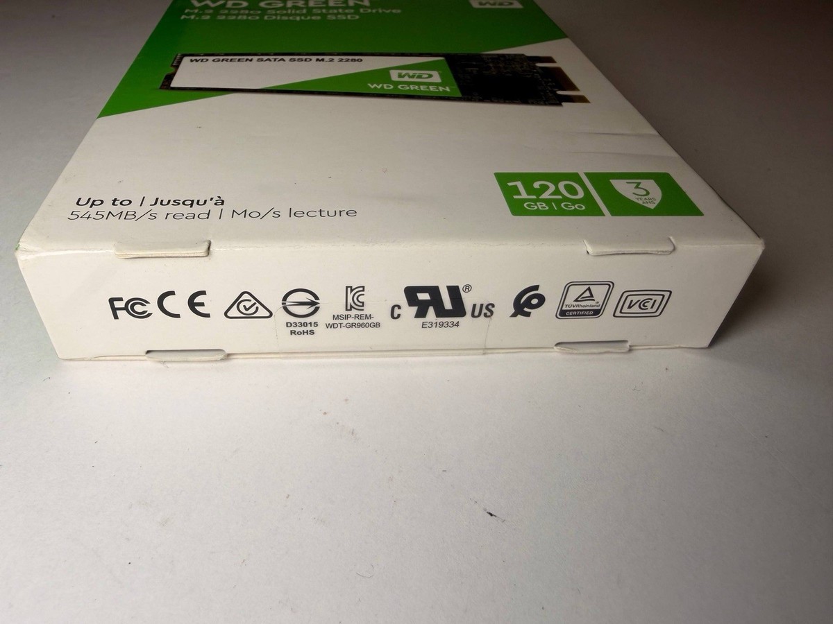 Western Digital WD M.2 SATA 120GB SSD Solid State Drive