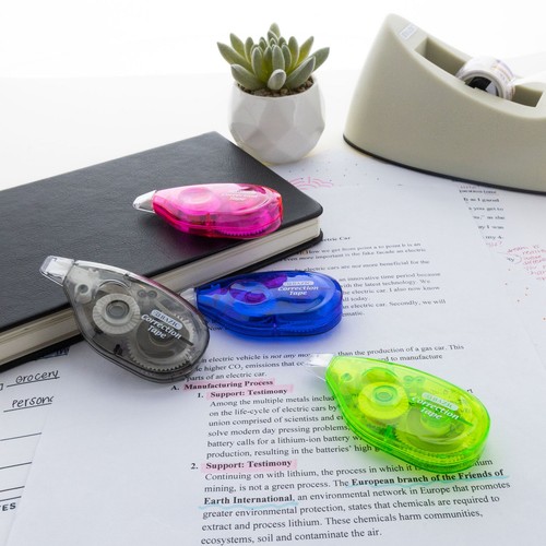 Cinta Correctora BAZIC 5mm x 236", Pack de 24 - Imagen 7 de 7