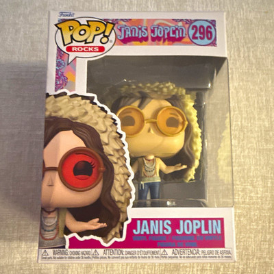 Funko Pop! Rocks Janis Joplin #296 Standard Vinyl Figure in Original Box